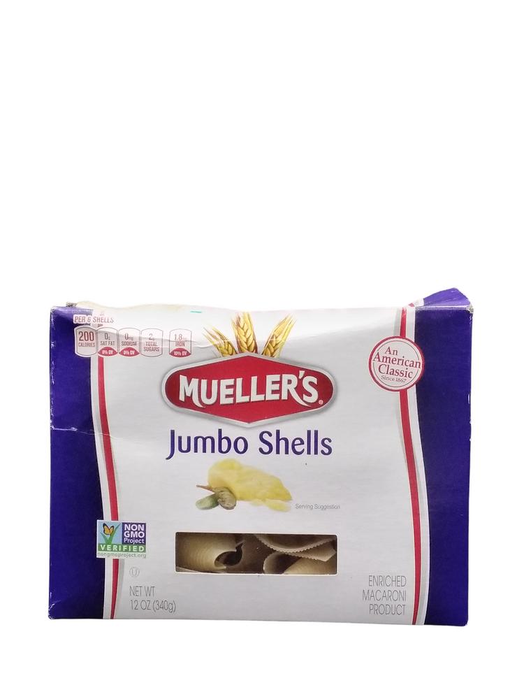 MULLERS PASTA JUMBO SHELLS 12OZ