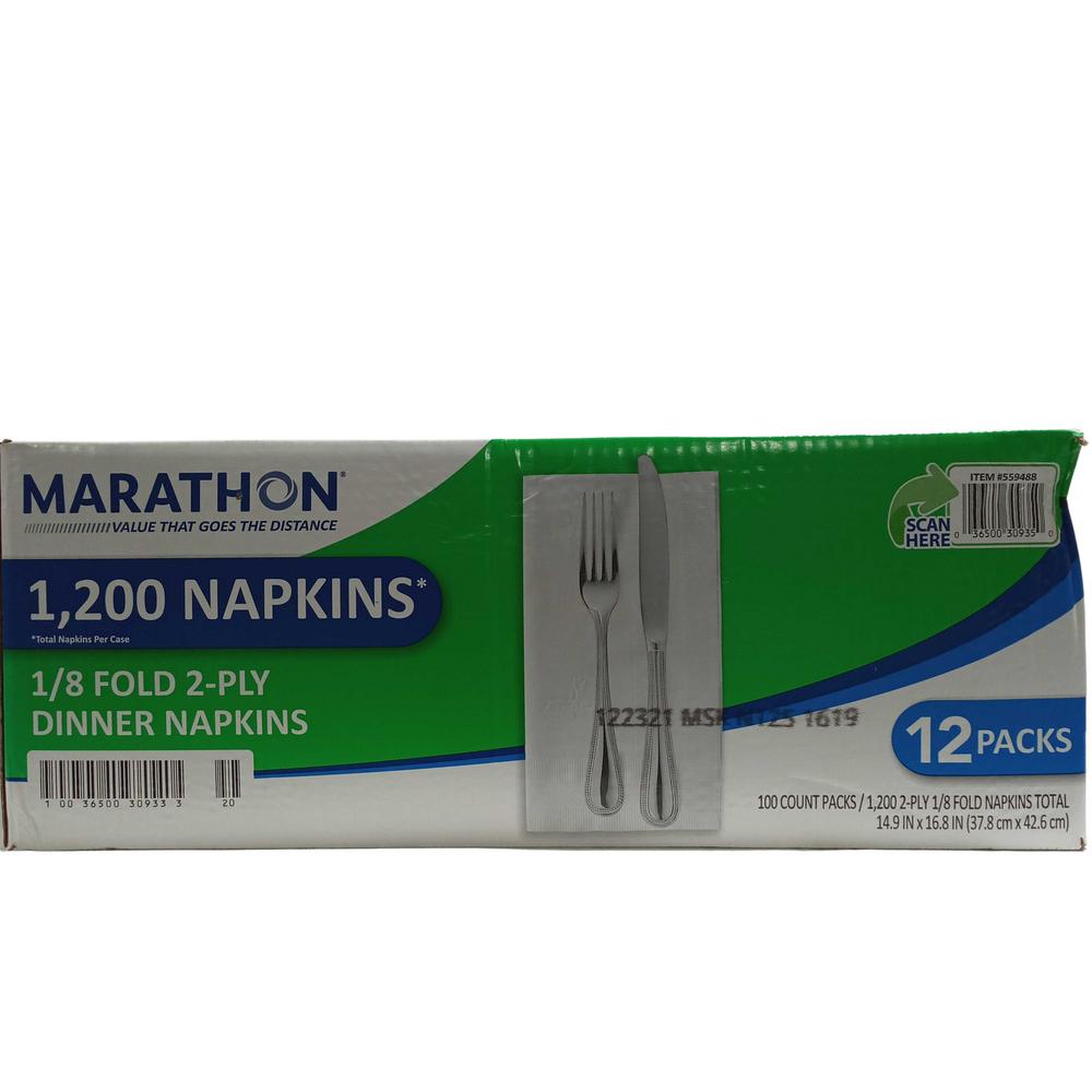 MARATHON NAPKINS  100CT