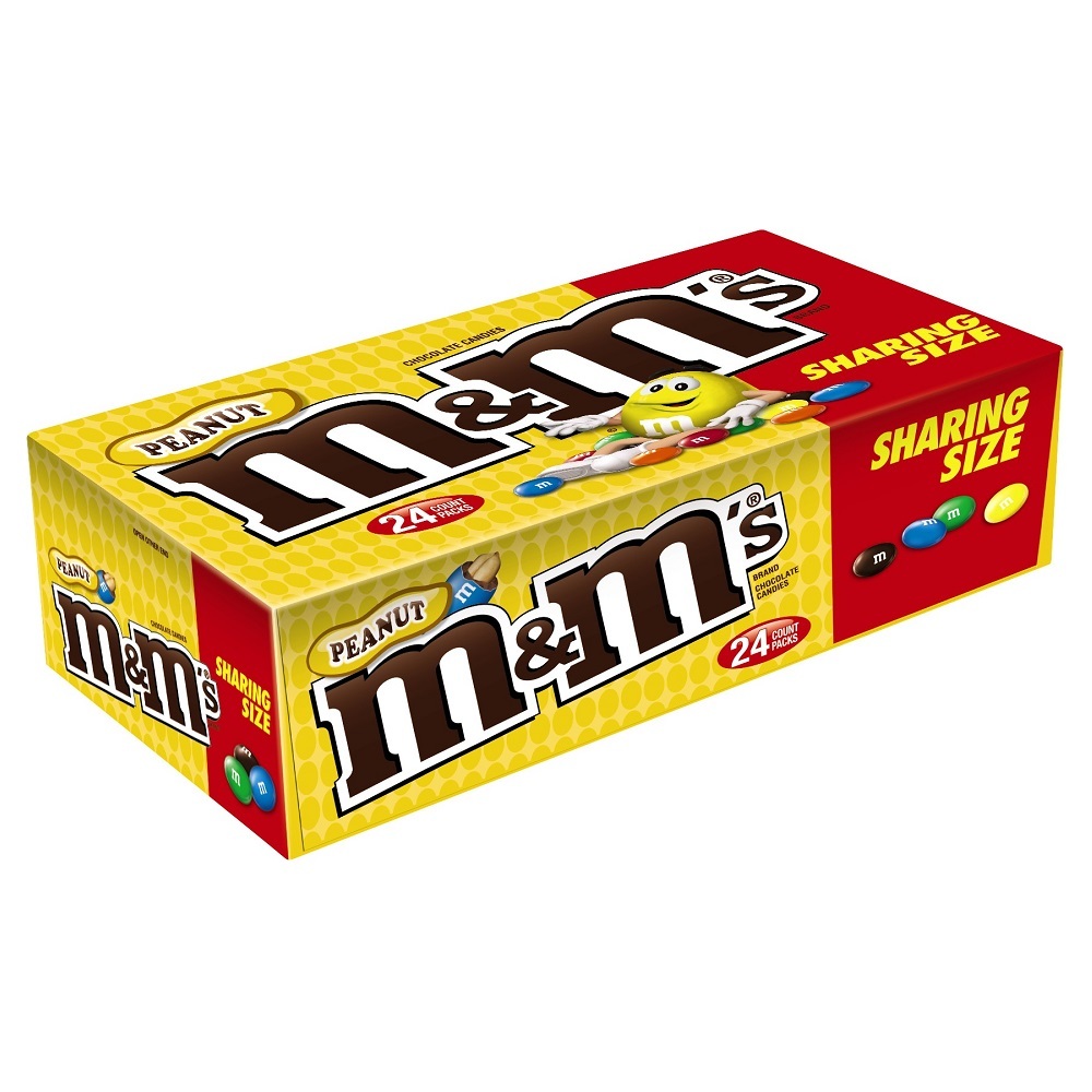 M&M CHOCOLATE PEANUT KING  24CT