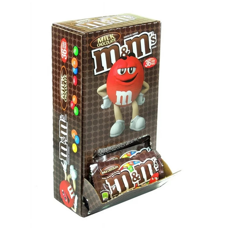 M&M CHOCOLATE PLAIN  36CT