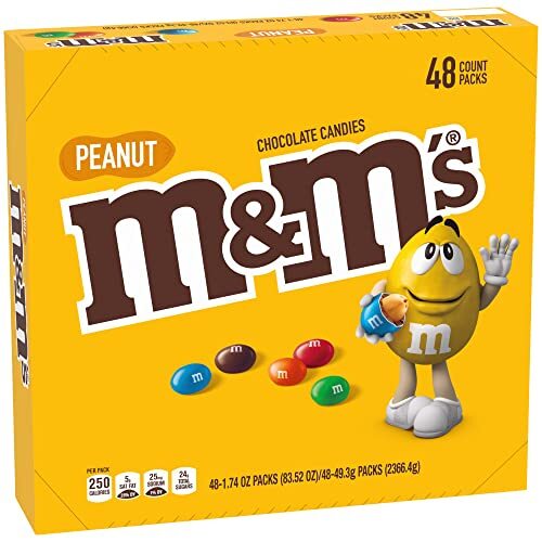 M&M CHOCOLATE PEANUT  48CT