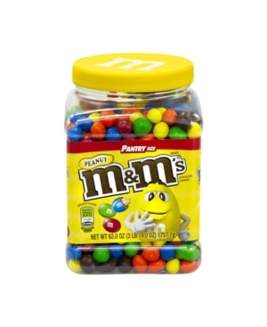 M&M CHOCOLATE PEANUT PNT JAR 62OZ 1PC