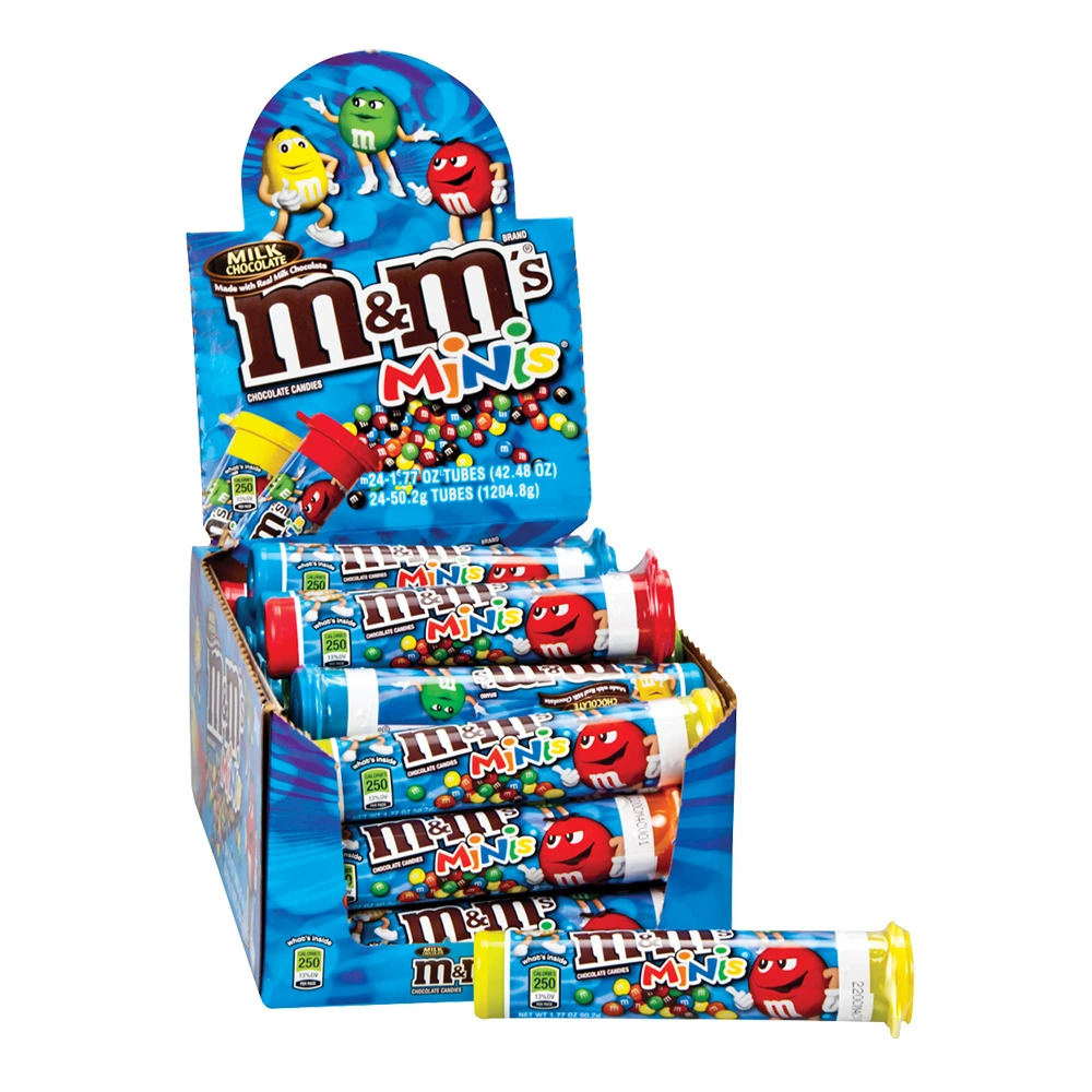 M&M CHOCOLATE TUBE KING  24CT