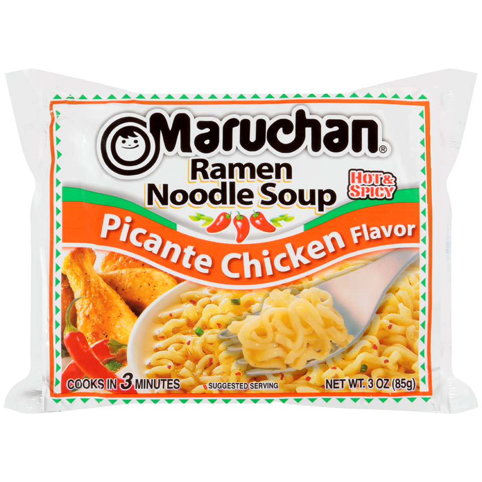 MARUCHAN RAMEN NOODLE CHICKEN PICANTE  3OZ