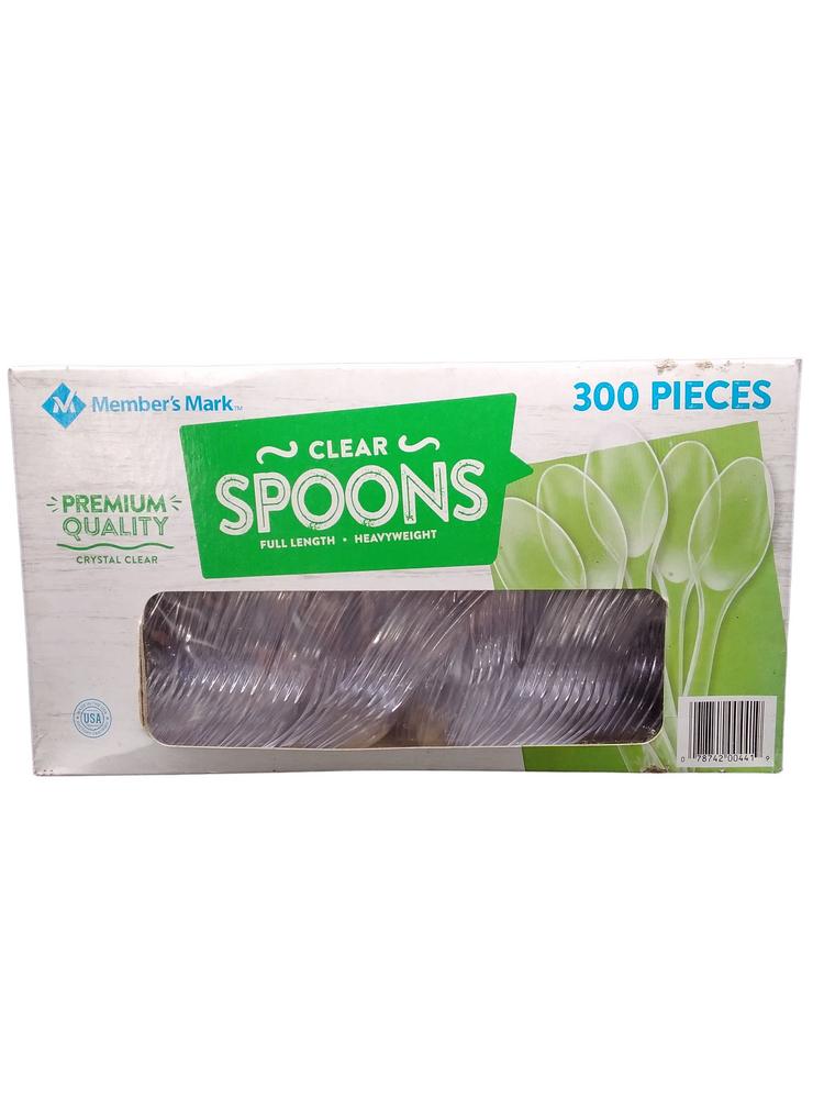 MEMBERS MARK SPOONS WHITE HVY 300CT 1PC