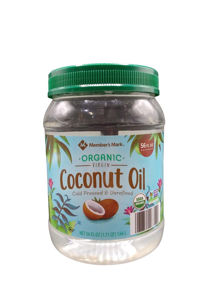 MEMBERS MARK COCONUT OIL ORGANIC 56OZ 1PC