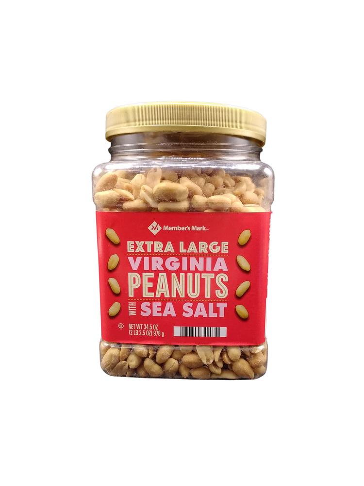 MEMBERS MARK VIRGINIA PEANUT LG SAL 34OZ 1PC