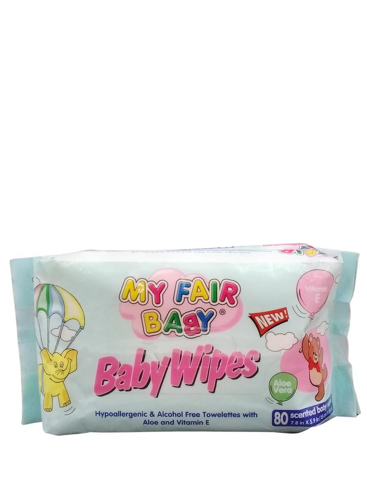 MY FAIR BABY WIPES BLU 80CT