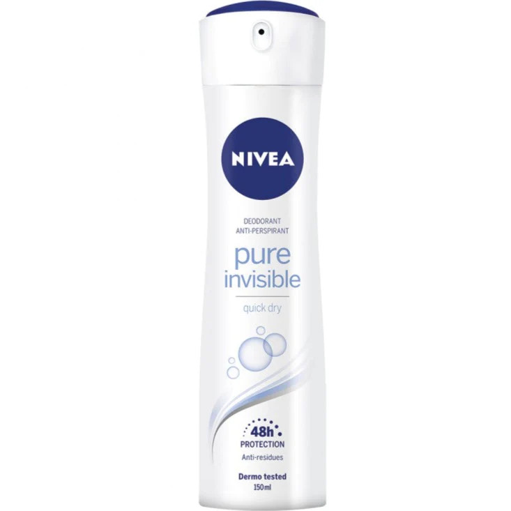 NIVEA DEODRANT SPRAY PURE 150ML