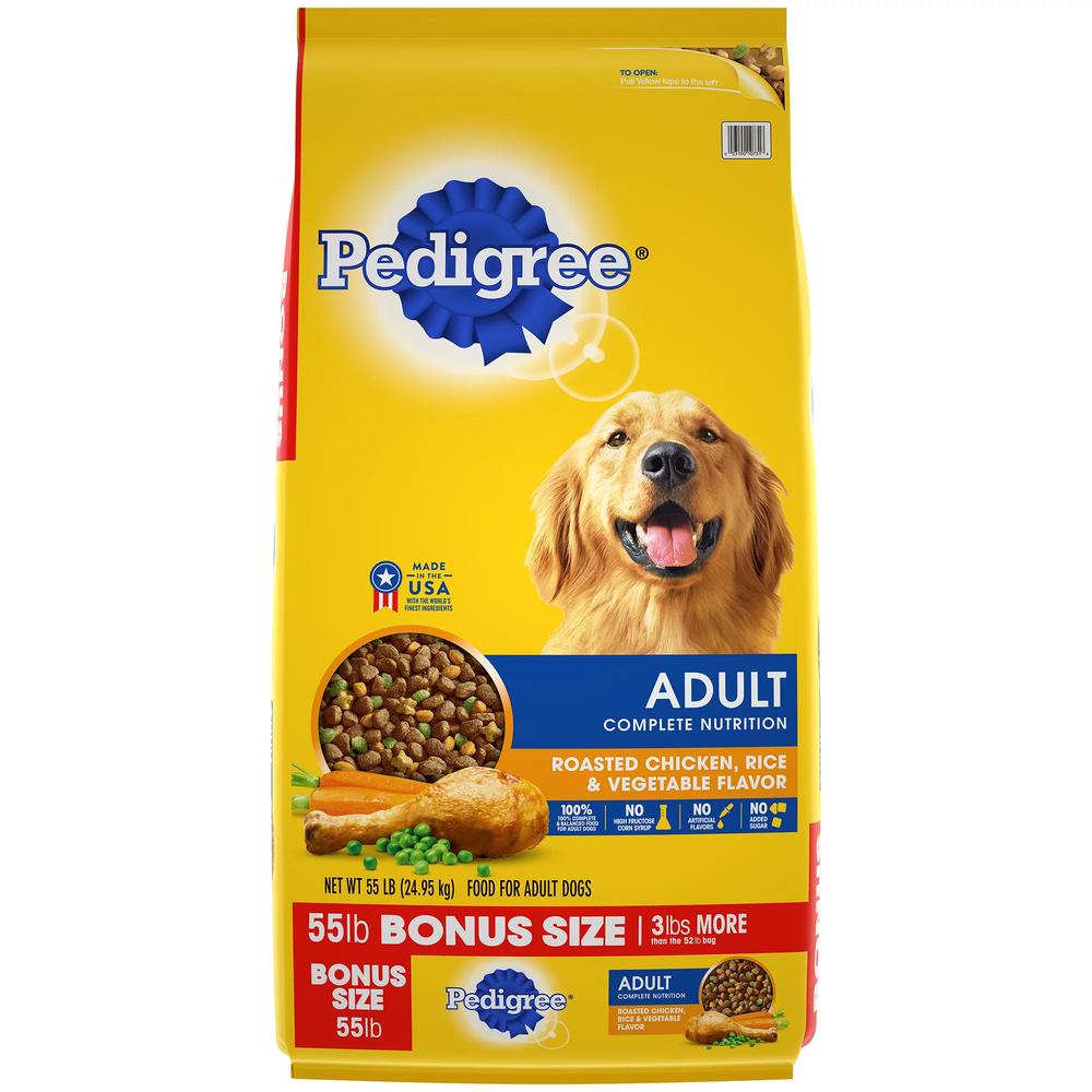 PEDIGREE DOG FOOD 55 LBS 1PC