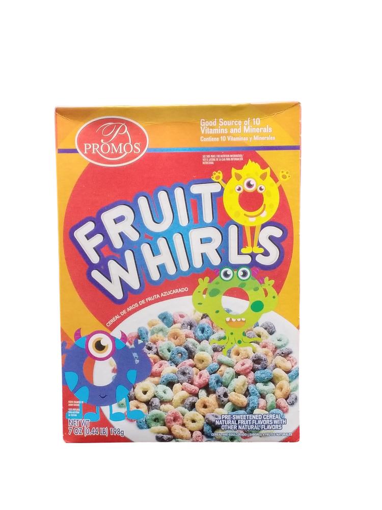 PROMOS CEREAL FRUIT WHIRL  7OZ