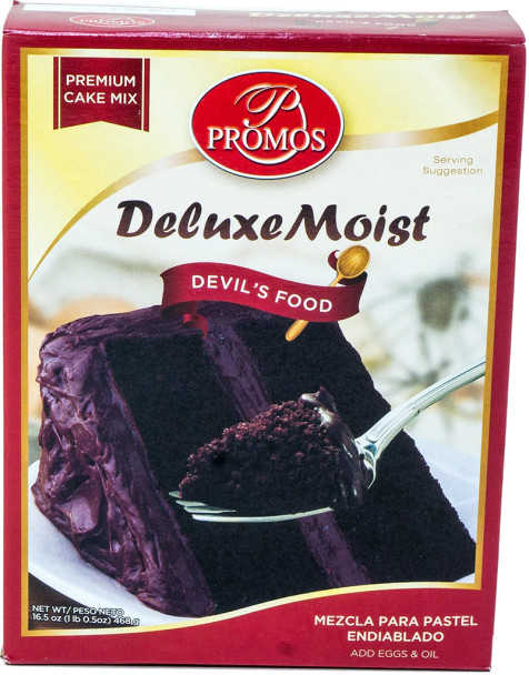 PROMOS CAKE MIX DEVILS FOOD 17OZ