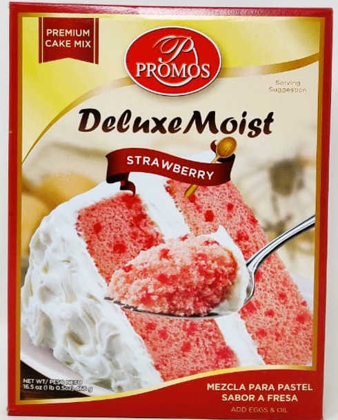 PROMOS CAKE MIX STRAWBERRY 17OZ