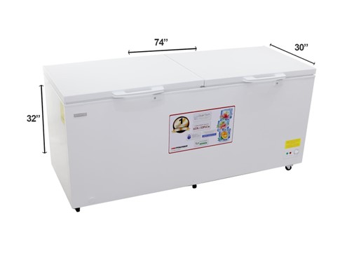 PREMIER CHEST FREEZER 22CU GLS CG7898 1PC