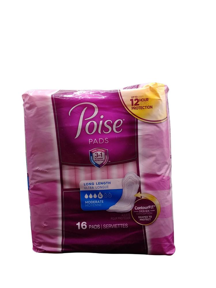 POISE PADS EXTRA PLUS ABS  16CT