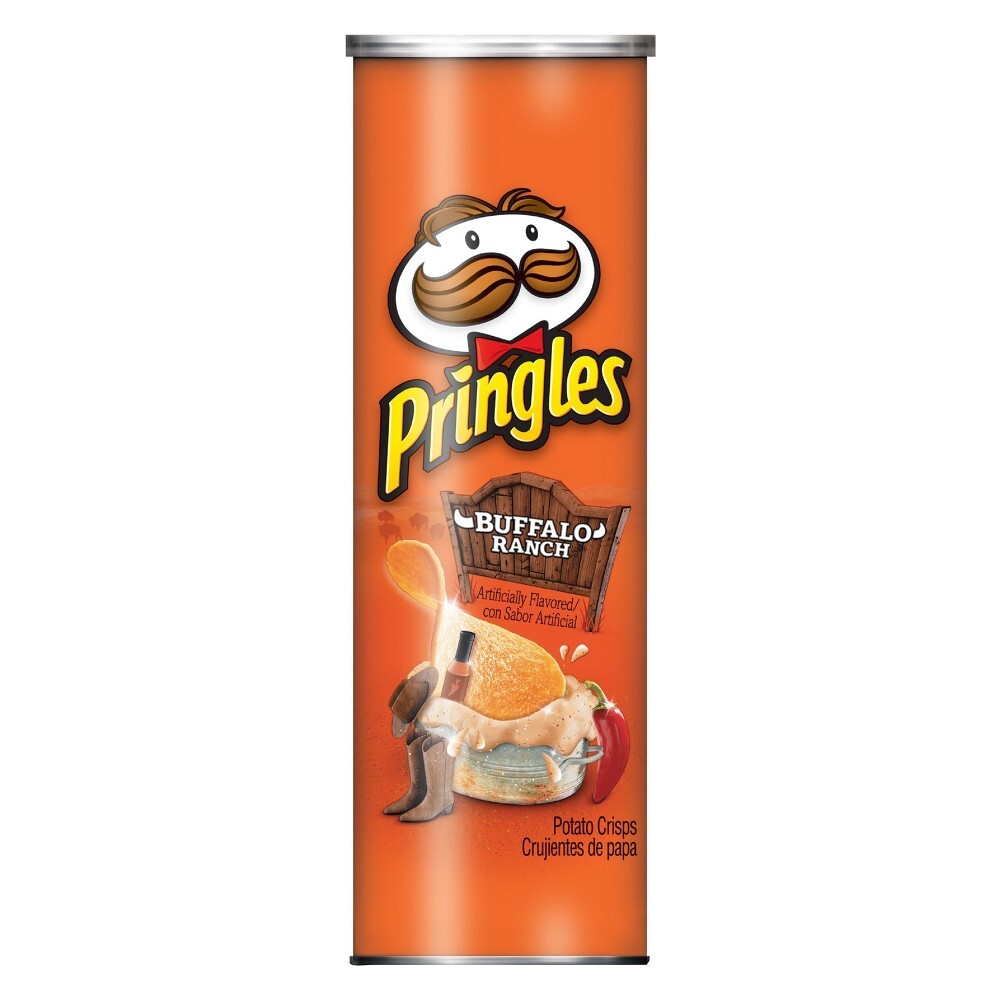 PRINGLES CHIPS LARGE BUF RCH 158GM