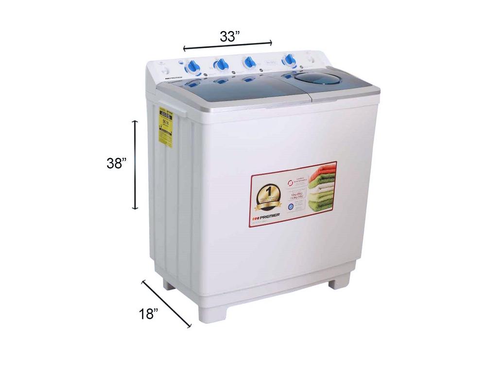 PREMIER WASHING MACHINE SEMI-AUTOMATIC 12KG LAV-7825 1 PC