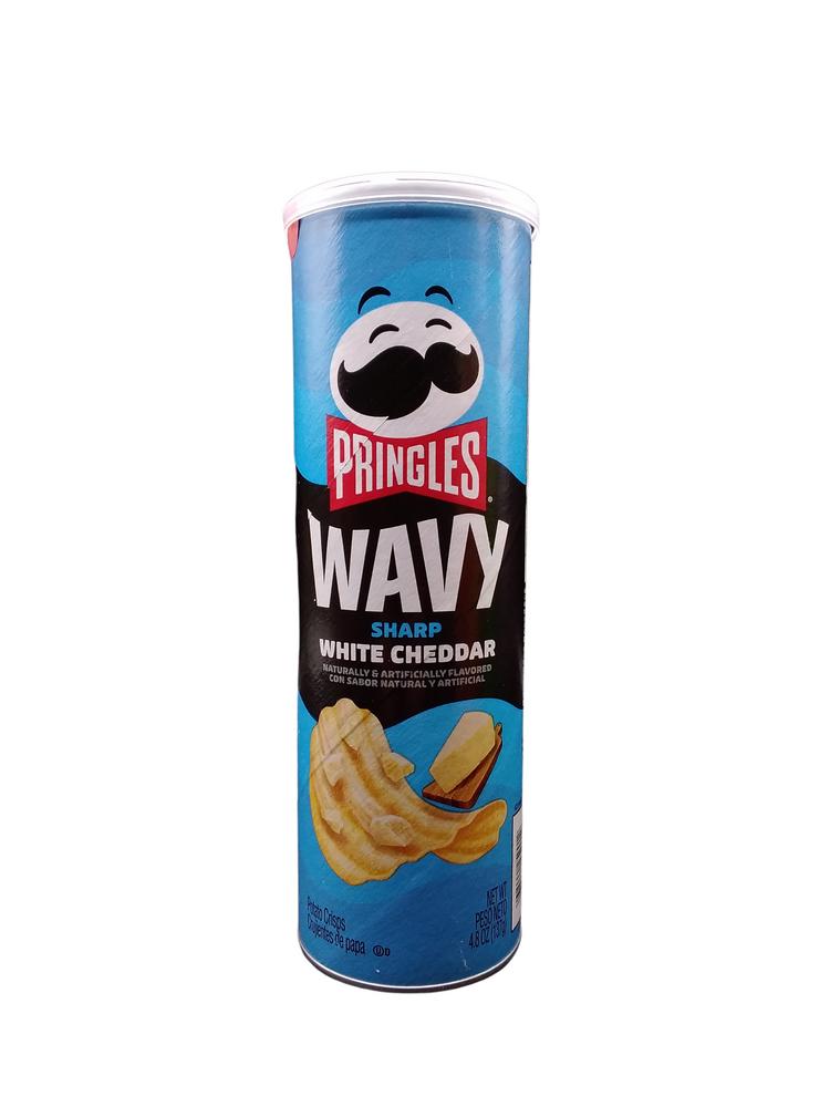 PRINGLES CHIPS WAVY CHEDDARR WHT 4.8OZ