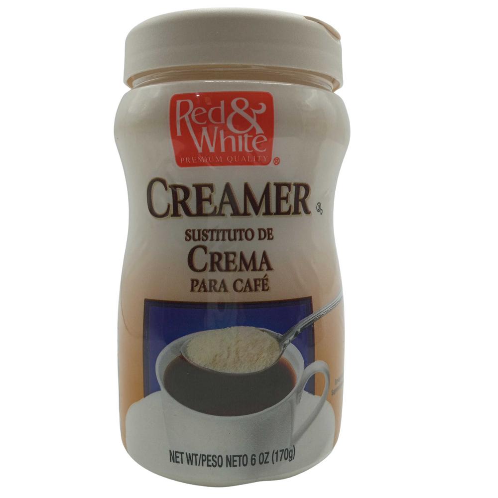 RED & WHITE COFFEE CREAMER 6OZ