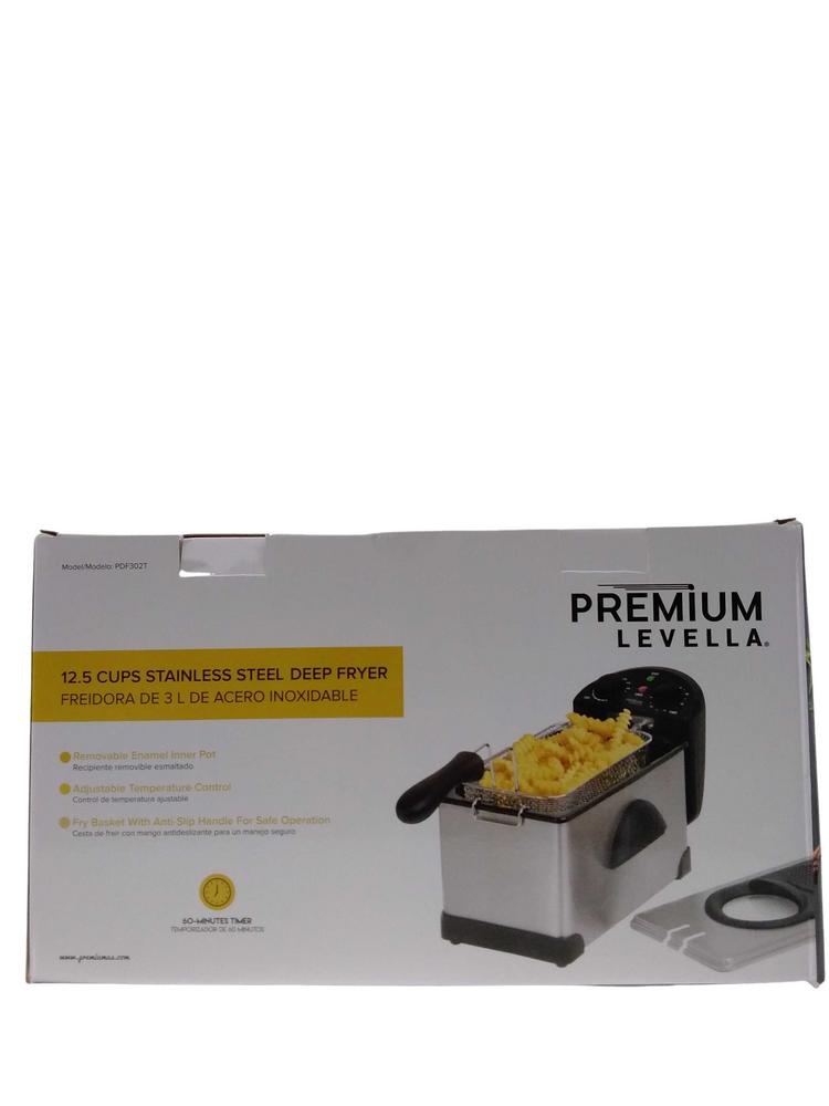 PREMIUM FRYER PDF302T 3L W/TMR S.S 1PC