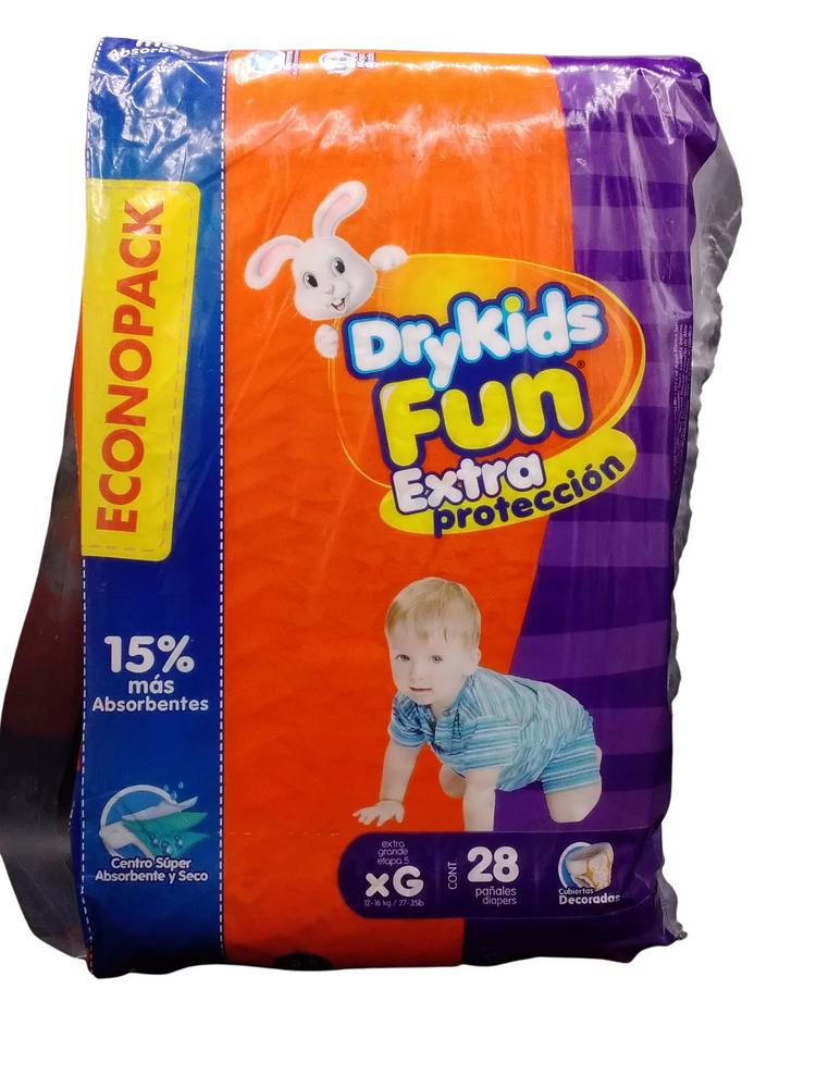 DRYKIDS DIAPERS ECO XL 28CT