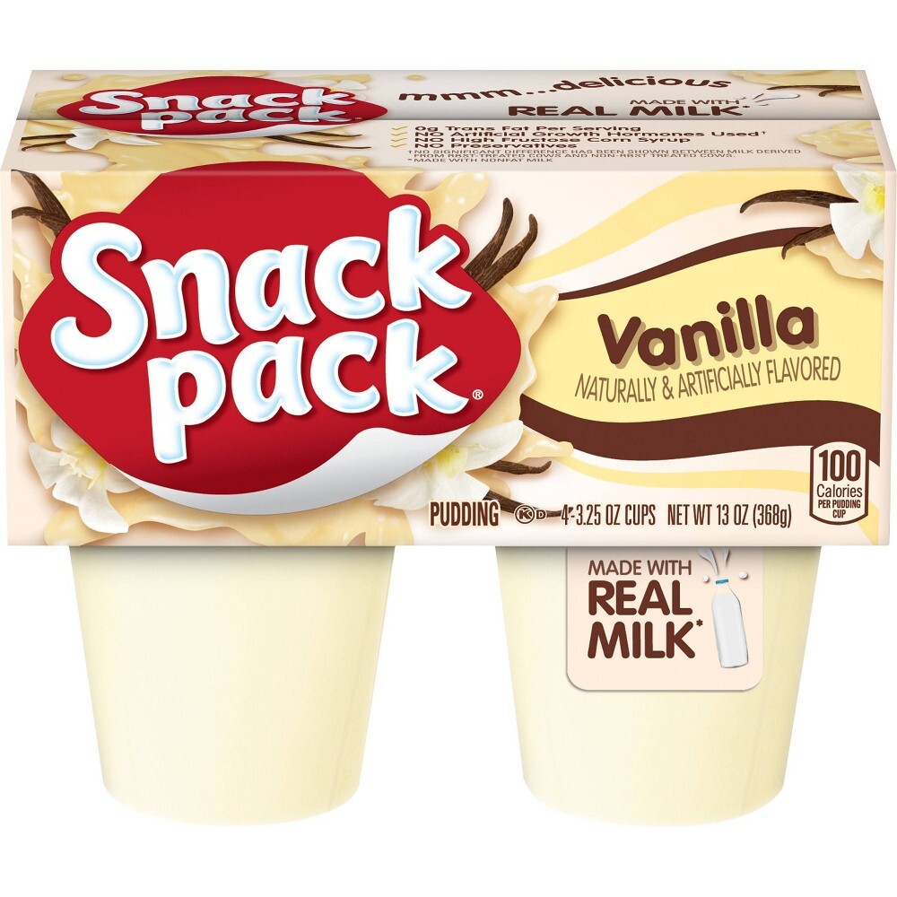 SNACK PUDDING VANILLA 14OZ