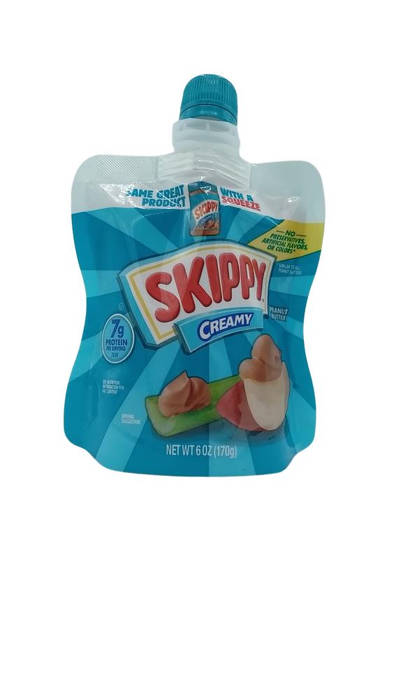 SKIPPY PEANUT BUTTER SQ CREAMY 6OZ