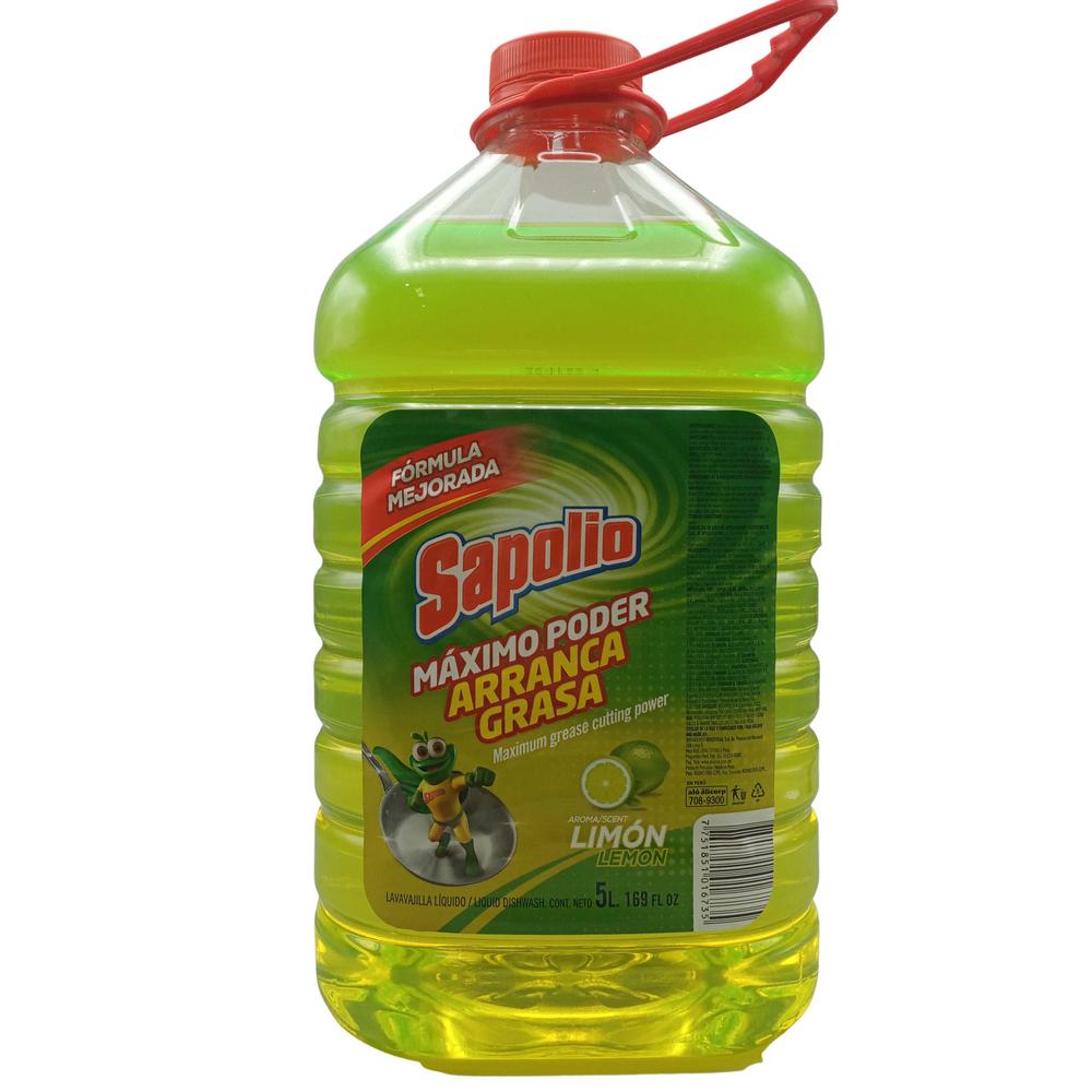 SAPOLIO DISH LIQUID LEMON 5LTR