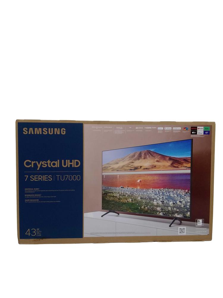 SAMSUNG TV 43" 4K UN43TU7000 1PC