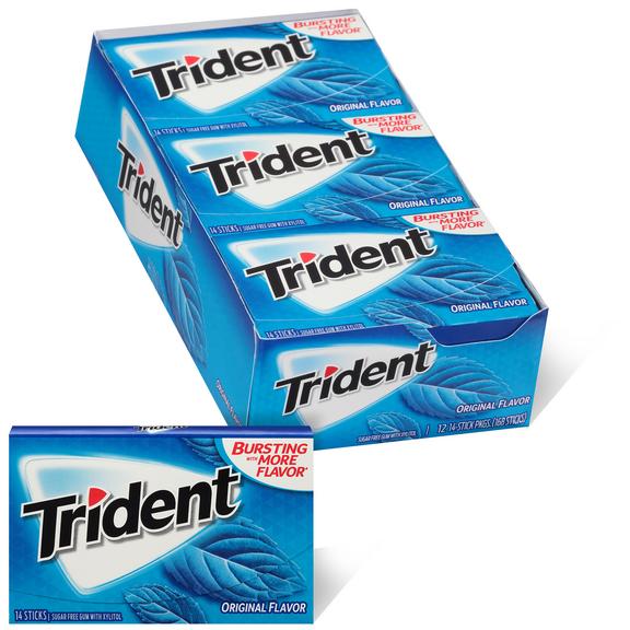 TRIDENT GUM 14ST ORGNL 12PK