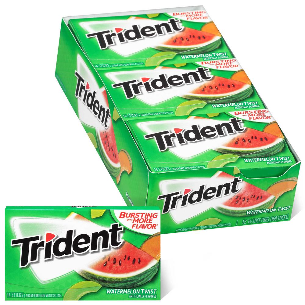 TRIDENT GUM 14ST WTMLN 12PK