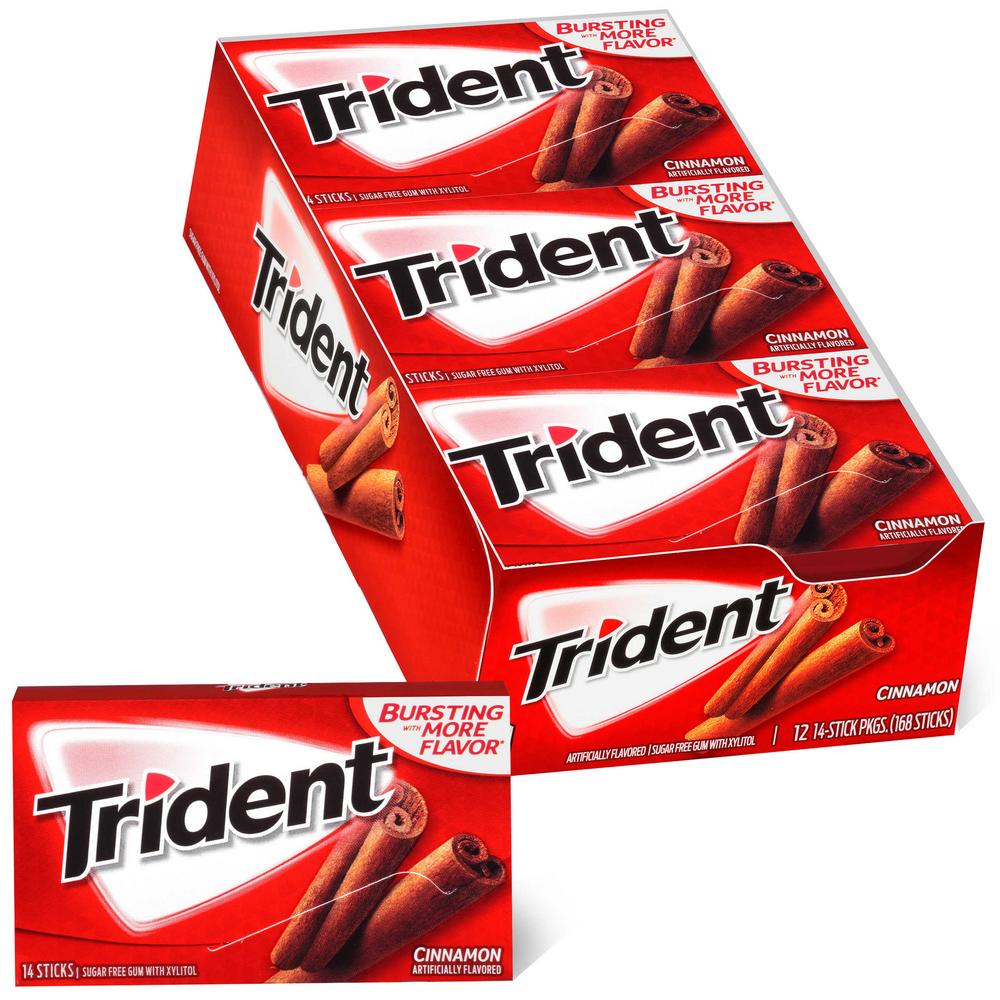 TRIDENT 14 STK CINNAMON 12PK