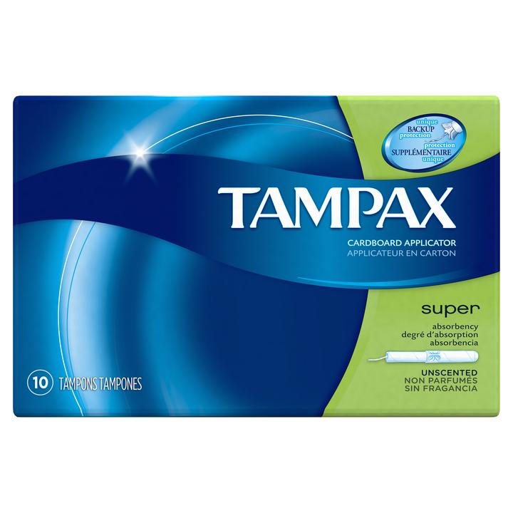 TAMPAX TAMPONS SUPER 10CT