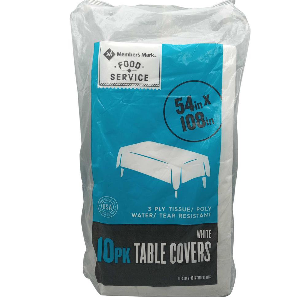 TABLE COVER 54"X108"  1CT