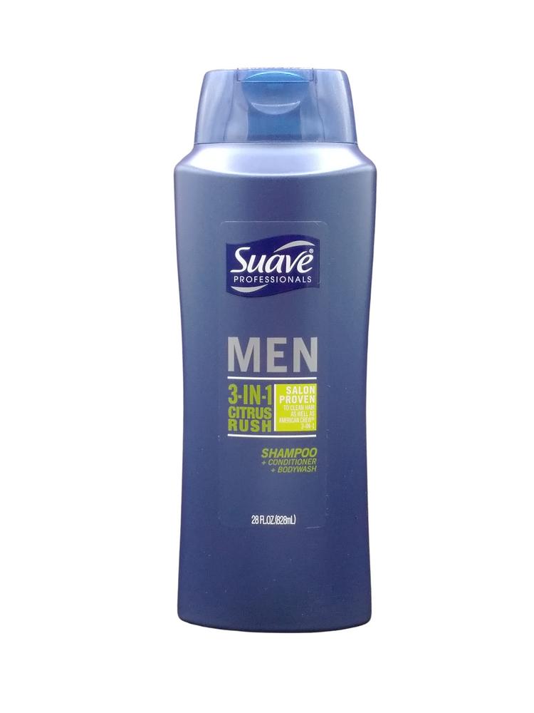 SUAVE SHAMPOO MAN CIT RUSH 28OZ