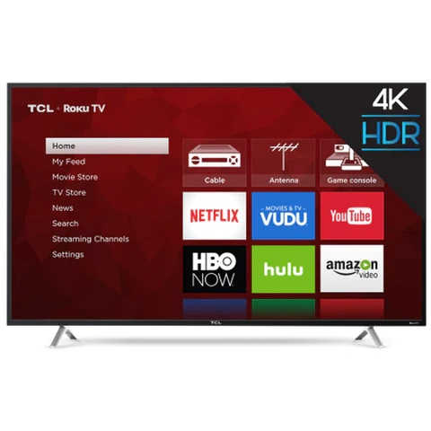 TCL TV 55" HD 55S433 ROKU 1PC