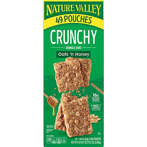 NATURE VALLEY GRANOLA CRUNCHY  49 BOX