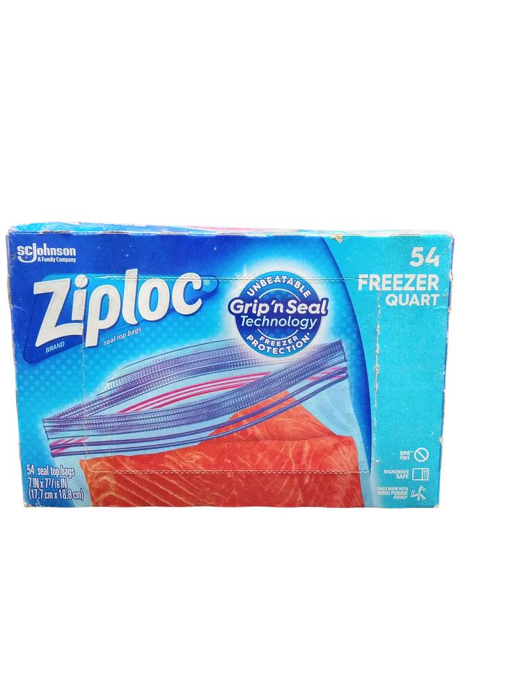 ZIPLOC FRZ BAGS 54CT