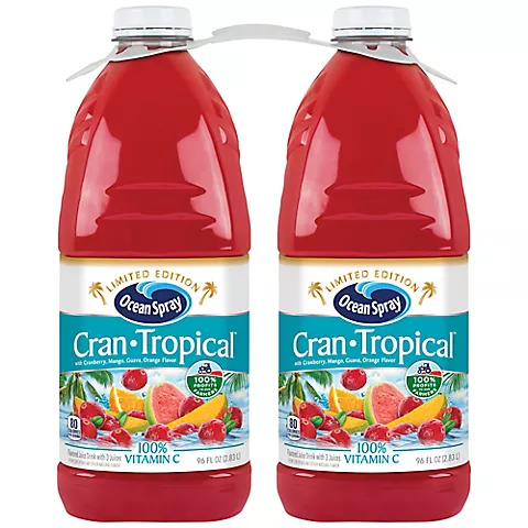 OCEAN SPRAY CRANBERRY TROPICAL  96OZ