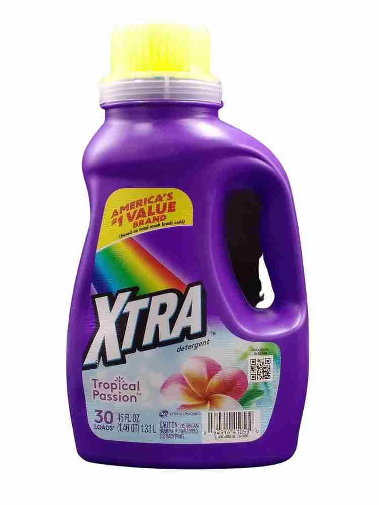 XTRA LIQUID DETERGENT TROPICAL PAS 45OZ