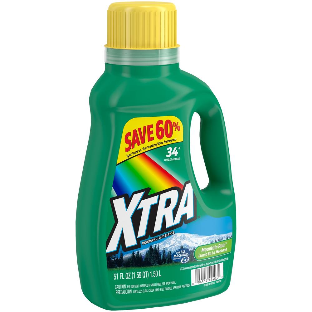 XTRA LIQUID DETERGENT MOUNTAIN RAIN 51OZ