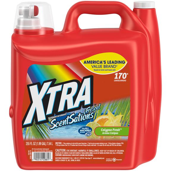 XTRA LIQUID DETERGENT CALYPSO  255OZ