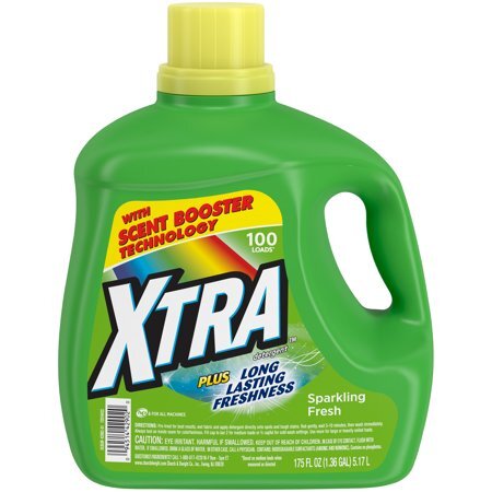 XTRA LIQUID DETERGENT SPARKLING FRESH  175OZ