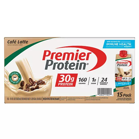 PREMIER PROTIEN CAFE LATE 15X11OZ BOX