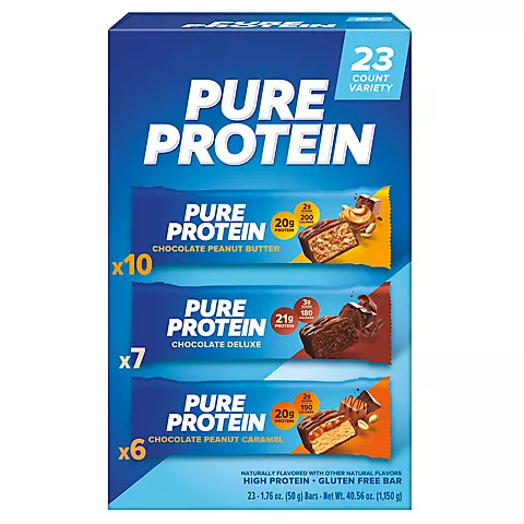 PURE PROTIEN BARS  23CT BOX