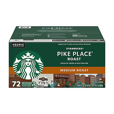 STARBUCKS COFFEE K-CUP  72CTBOX