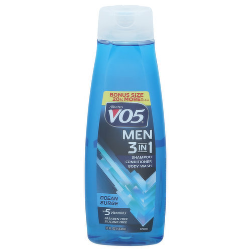 VO5 SHAMPOO MEN 3 IN 1  15OZ