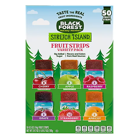 BLACK FOREST FRUIT STRIPS  50CT