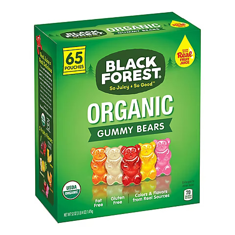 BLACK FOREST GUMMY BEAR  65CT