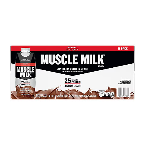 MUSCLE PROTIEN SHAKE CHOCOLATE  18X11O 